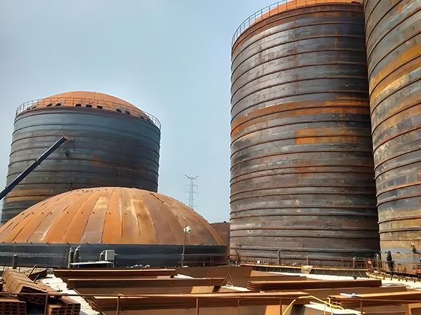 肥城焦粉钢板仓